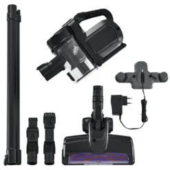 Juskys 2in1 Handstaubsauger & Akku Staubsauger - Beutellos & Kabellos – Bis 55 Min Laufzeit - Lithium-Ionen Akku, Wandhalterung & Ladestation – Schwarz -Staubsauger Förderung 85e6ca8ddf3936f8d650936a387649db