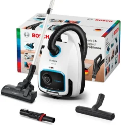 BOSCH Serie 6 Prosilence Bodenstaubsauger Staubsauger 700 Watt BGL6TSIL Weiß -Staubsauger Förderung 8980404fe906f1e43a6ce1def676a6e2