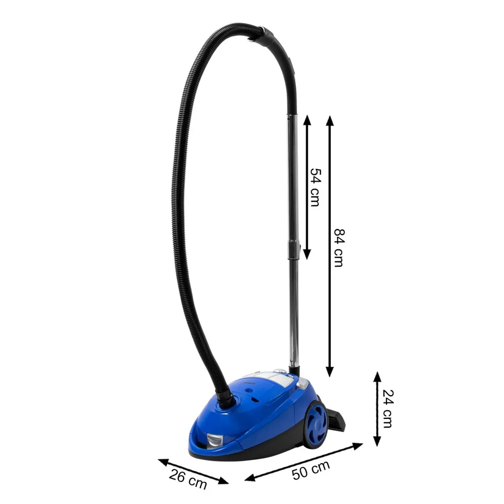 Grafner® Hepa-Beutel-Staubsauger 700 Watt Mit Metallsaugrohr 2 Grafner® Hepa-Beutel-Staubsauger 700 Watt Mit Metallsaugrohr – Bild 2