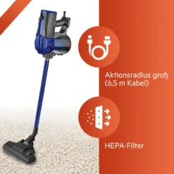 Clatronic Bodenstaubsauger, 2in1 Boden- Und Handstaubsauger, Vacuum Cleaner, Staubsauger Beutellos, Staubsauger Mit HEPA-Filter, Mikrofiltersystem, 600 Watt, Anthrazit/blau, BS 1306 N 9 Clatronic Bodenstaubsauger, 2in1 Boden- Und Handstaubsauger, Vacuum Cleaner, Staubsauger Beutellos, Staubsauger Mit HEPA-Filter, Mikrofiltersystem, 600 Watt, Anthrazit/blau, BS 1306 N -Staubsauger Förderung 96fdf04b2f2e00126b45838fcca0ce79