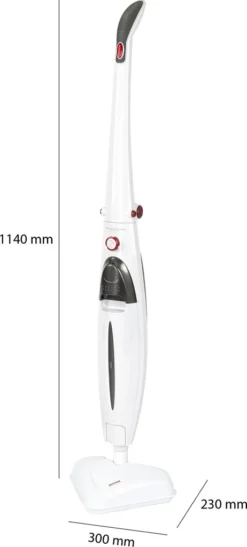 ProfiCare Dampfmop PC-DR 3093 Anthrazit-weiss / 1.500 Watt / Dampfreiniger Für Alle Bodenbeläge / 99 % Gegen Viren -Staubsauger Förderung 98435274f2dec17a7aaeeb11b65332a9