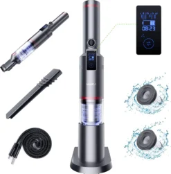 360 SmartAI H5 Handstaubsauger 15000PA Autostaubsauger Vacuum Cleaner Mini Handheld Beutellos Kabellos Leistungsstarker Zyklon-Sauger Für Haus Und Auto Mit Doppeltem Verwendungszweck -Staubsauger Förderung 9c4ea908c65645d36995b3c34d8ea524 1