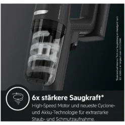 AEG AP81UB25UG Ultimate 8000 Akku Bodenstaubsauger & Handsauger, 3 Stufen, Automatik-Modus, LED-Frontlicht, Teleskoprohr, Selbstreinigende Bürstrolle, 25,2 V, Grau -Staubsauger Förderung a55f6233b8ebd91aaf3546ad7371cded