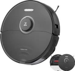 Roborock S8 Staubsauger Roboter Saugroboter 6000 Pa DuoRoller-Bürste VibraRise Wischen 3D-Mapping Reactive 3D-Hindernisumgehung (Schwarz) Mit 2pcs Mopp -Staubsauger Förderung aa62260feb1f24d422fcb4f6a7b8da13