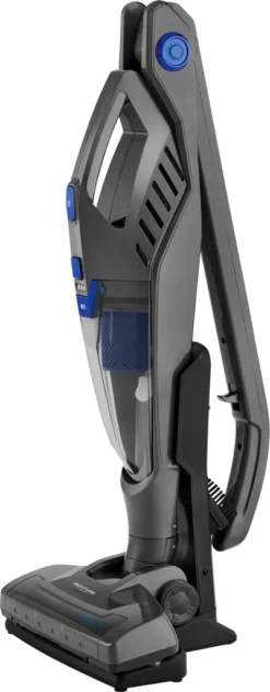 ProfiCare 2 In 1 Hand-und Bodenstaubsauger PC-BS 3035 A, Praktische Ladestation Inkl. Zubehörhalterung, Leistungsstarker 14,8 V Lithium Ionen Akku, Turbo Rotation, HEPA-Filter, Anthrazit-blau -Staubsauger Förderung ac97e790d0e3e9787c6cf04a74c7d163