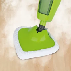 CLEANmaxx Dampfbesen 1000W Grün Bodenpflege Inkl. Messbecher Mikrofasertuch -Staubsauger Förderung ada6ab24a398a31ad985991bb540562d