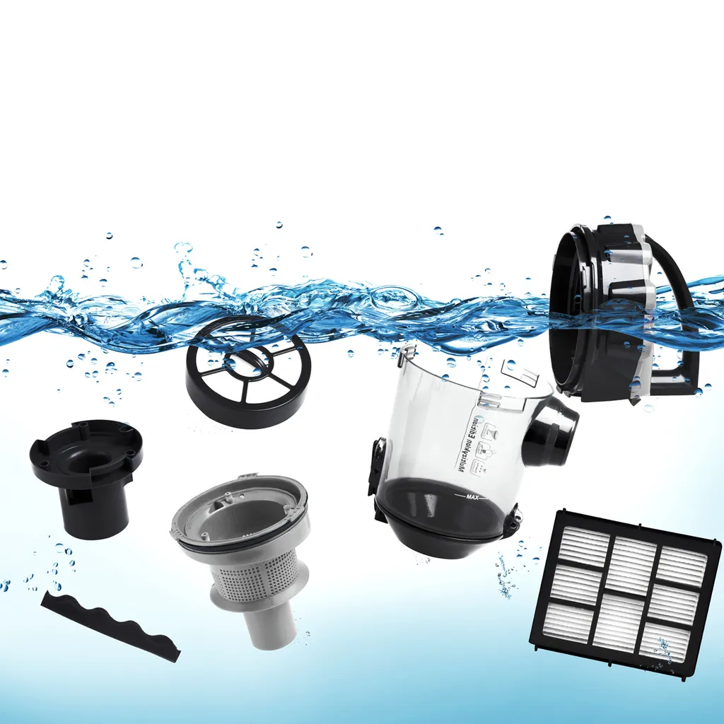 Monzana Staubsauger Beutellos Zubehör HEPA-Filter 700 W Leistungsstark 8 M Radius Haushalt Bodenstaubsauger Multi Zyklon, Farbe:silber/grau 6 Monzana Staubsauger Beutellos Zubehör HEPA-Filter 700 W Leistungsstark 8 M Radius Haushalt Bodenstaubsauger Multi Zyklon, Farbe:silber/grau – Bild 6