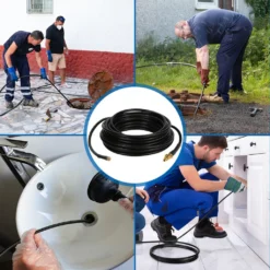 Wolketon 15m Rohrreinigungsschlauch Rohrreiniger Set Für Kärcher Kränzle K2 - K7 Hochdruckreiniger -Staubsauger Förderung af693fcfb98dce191489a5b744b8e5dd