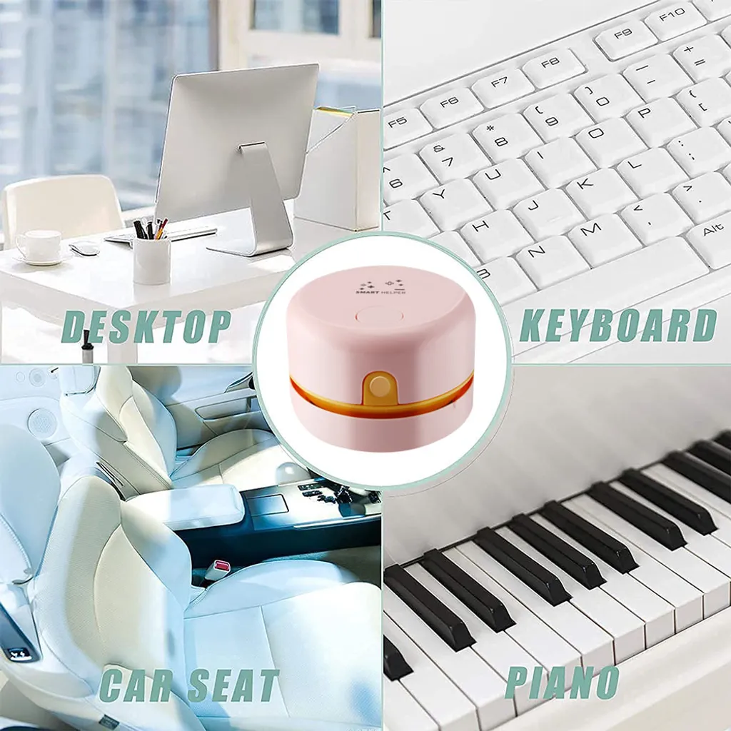 Desktop-Staubsauger Mini, USB-Lade-Tastatur Staubsauger Mit Staubsaugerdüse, Abnehmbarer Und Tragbarer Mini-Staubsauger Für Schreibtisch, Kabelloser Mini-Schreibtischsauger Für Reinigung, Staub, Krümel, Computer,Pink 9 Desktop-Staubsauger Mini, USB-Lade-Tastatur Staubsauger Mit Staubsaugerdüse, Abnehmbarer Und Tragbarer Mini-Staubsauger Für Schreibtisch, Kabelloser Mini-Schreibtischsauger Für Reinigung, Staub, Krümel, Computer,Pink – Bild 9