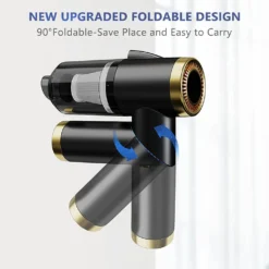 Auto Staubsauger, Rikimxin Handstaubsauger 9000Pa Starke Power Sauger Tragbarer Mini Autostaubsauger Kabellos Wiederaufladbar Staubsauger Mit LED-Licht 90° Rotation Vakuum ,Black -Staubsauger Förderung af984afa9867e27e69100cbf8cdb8074