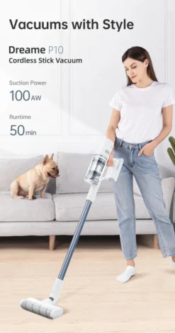 Dreame P10 Kabelloser Handstaubsauger - 22000Pa - 60min Autonomie - 120k RPM -Staubsauger Förderung b322e10752ca3a005d34fa2fb4807dc8