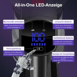 Daynee Akku-Hand-und Stielstaubsauger Akku Staubsauger, Handstaubsauger, Staubsauger Kabellos, Akkusauger, Beutellos, 27KPa Akkustaubsauger, Staubsaug -Staubsauger Förderung b3d375fd7b6d676ef6896e6485f7ccf4