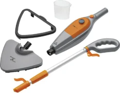 CLATRONIC Dampfmop DR 3539 Anthrazit- Orange Dampfreiniger Reiniger Dampfwischer -Staubsauger Förderung b501f911c976082e4af0ab77921be1ff