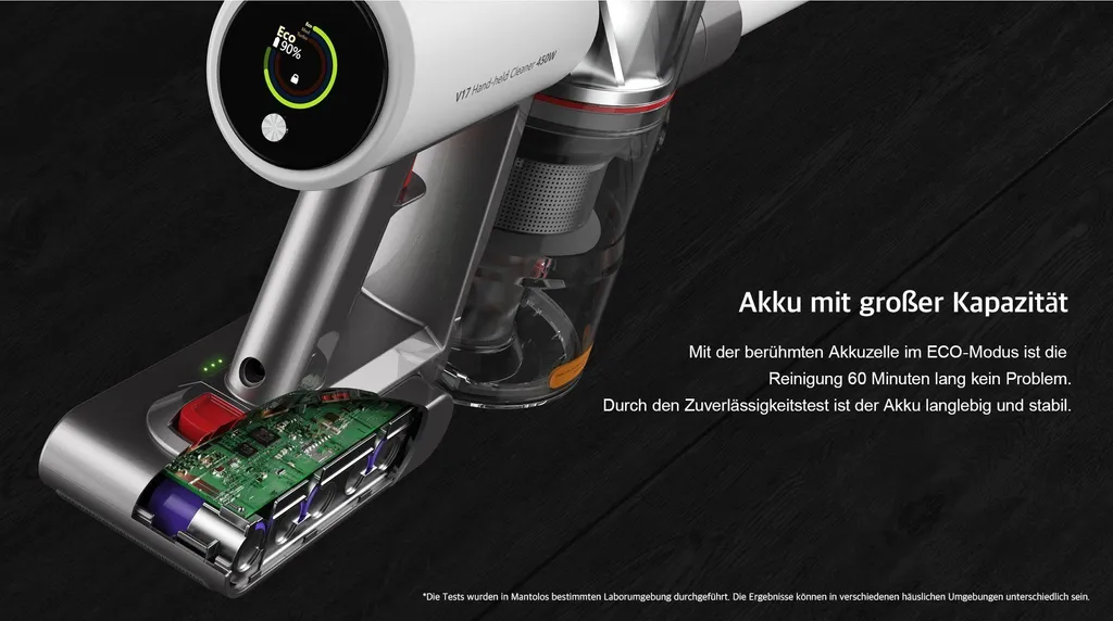 Redroad V17 Silberner Kabelloser Handstaubsauger 5 Redroad V17 Silberner Kabelloser Handstaubsauger – Bild 5