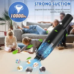 Mini Handstaubsauger Kabellos - Handstaubsauger Wiederaufladbar Tragbar , USB Staubsauger Für Auto, Tastatur, Tierhaare,Black -Staubsauger Förderung b7b3da83c9ca145530ff499929951809