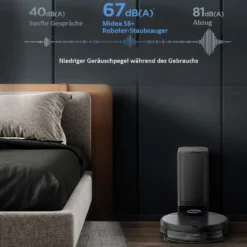 Midea S8+ Saugroboter 5200mAh Bl | 714307 Mit Behälterstation -Staubsauger Förderung b926142139ff5350821f19493a3b9208