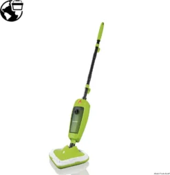 CLEANmaxx Dampfbesen 1000W Grün Bodenpflege Inkl. Messbecher Mikrofasertuch -Staubsauger Förderung bbfff22404e5a62a5f57d12b33425f8b