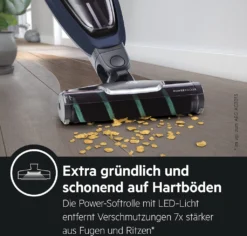 AEG QX7-1-P5IB 2in1 Akku-Staubsauger (Schlanke Bauform, Power-Softrolle, Besonders Effektiv Auf Hartböden, Bis Zu 50 Min Laufzeit, 21,6 Volt, Inkl. Zubehör -Staubsauger Förderung c32dc98805ff45a1b7c29ad9f5f4e493