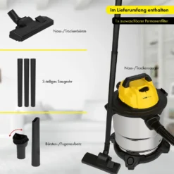 Clatronic Nass Trockensauger 3in1 Trockensauger Nasssauger Und Gebläsefunktion, 20L Tank, Extra Langes Kabel (5m) Inkl. Aufsätze U. Auswaschbarem Permanentfilter, 1200 Watt, BS 1313 -Staubsauger Förderung c4b8f3586d978a9aa100e0ffdc6a21c6