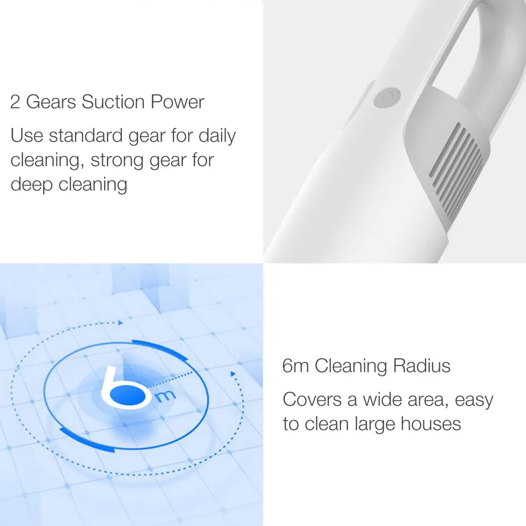 Xiaomi Mijia MJXCQ01DY Handstaubsauger Staubsauger Vakuum 16kPa Teppichsauger DE 8 Xiaomi Mijia MJXCQ01DY Handstaubsauger Staubsauger Vakuum 16kPa Teppichsauger DE – Bild 8