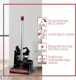 Genius Invictus X9 Set 29tlg Akku Staubsauger Handstaubsauger Nasssauger Mit LED Beutellos Kabellos Für Allergiker Tierhaare; A81721 -Staubsauger Förderung c6bd709421463694ec92b4c652badc1e