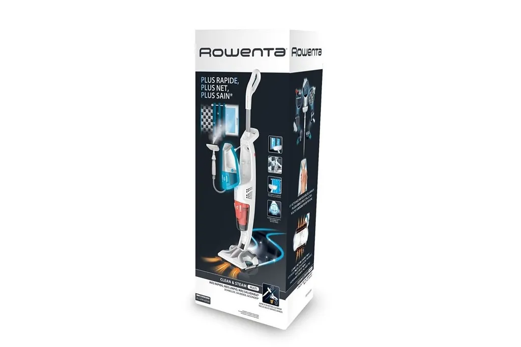 Rowenta RY8561WH Clean Steam Dampfreiniger/Stabstaubsauger 2-in-1, White, 6kg, 1700 W 9 Rowenta RY8561WH Clean Steam Dampfreiniger/Stabstaubsauger 2-in-1, White, 6kg, 1700 W – Bild 9