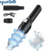 YURIKO 120W Auto Staubsauger Kabellos Mini Home Handstaubsauger Starker Sog Akku