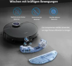 Midea S8+ Saugroboter 5200mAh Bl | 714307 Mit Behälterstation -Staubsauger Förderung ca16278ea5e68ca477472d6097b2a1c7