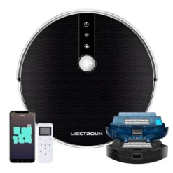 LIECTROUX C30B Automatischer Staubsauger Saugroboter Kehrroboter Nass-Trocken-Staubsauger Dynamische Navigation APP-Fernbedienung Sprachsteuerung Kompatibel Mit Alexa Google Assistant