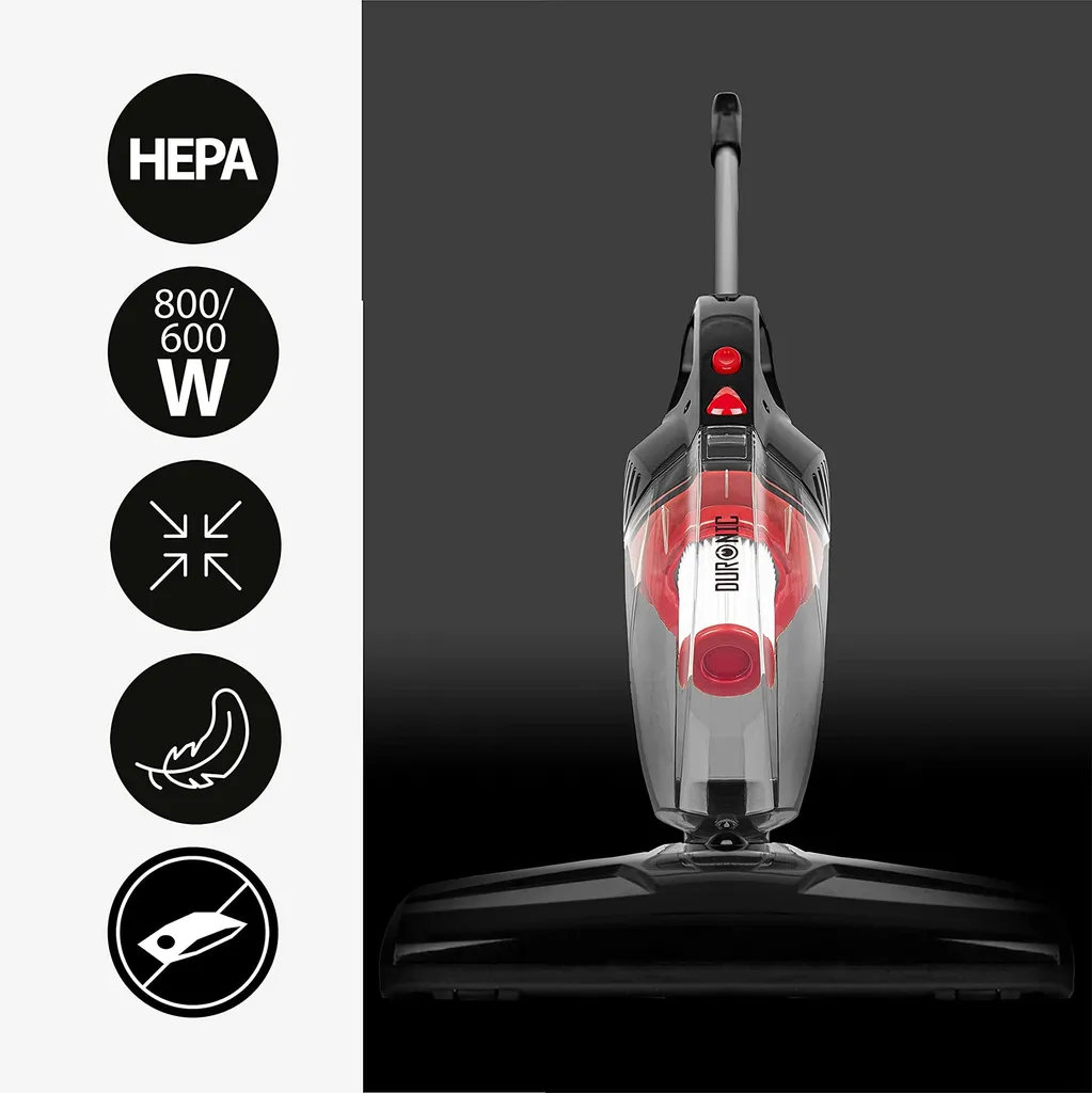 Duronic VC8 /BK Beutelloser Staubsauger | 800 Watt | Handstaubsauger | Standstaubsauger | Stielstaubsauger | 2-in-1 Staubsauger | HEPA Filter 5 Duronic VC8 /BK Beutelloser Staubsauger | 800 Watt | Handstaubsauger | Standstaubsauger | Stielstaubsauger | 2-in-1 Staubsauger | HEPA Filter – Bild 5