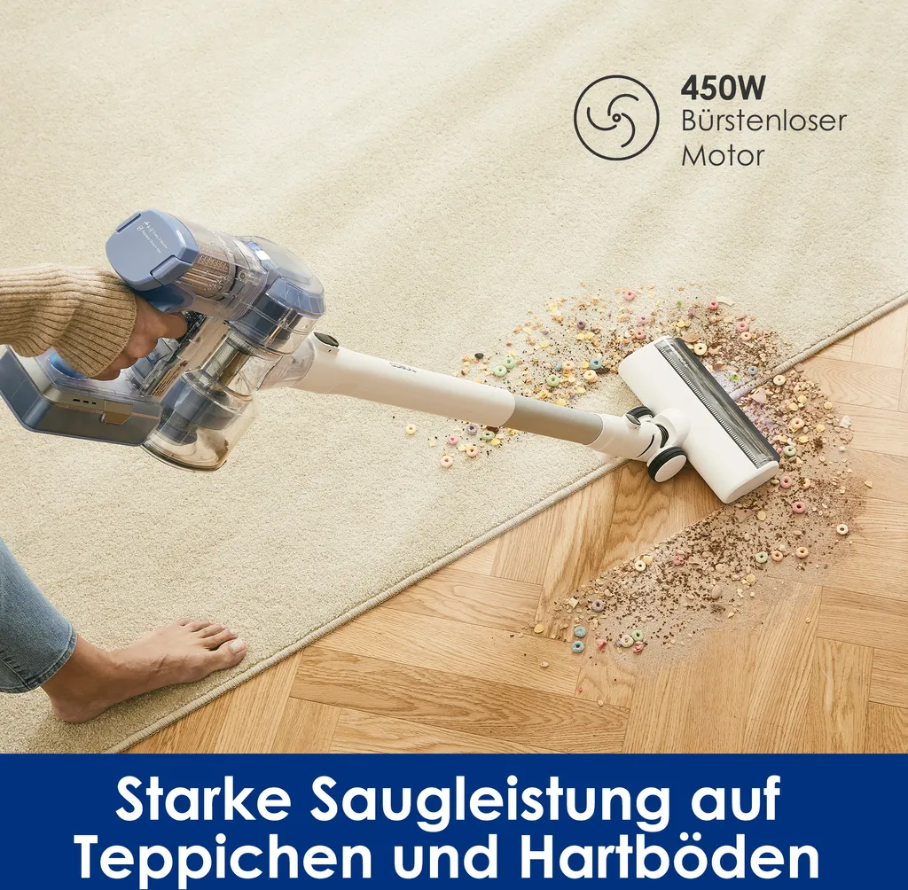 Tineco A11 Pet Akku Staubsauger, Anti-Wicklung, Starke Saugkraft, Handstaubsauger, Lange Laufzeit, Leicht Für Teppich Und Hartboden 4 Tineco A11 Pet Akku Staubsauger, Anti-Wicklung, Starke Saugkraft, Handstaubsauger, Lange Laufzeit, Leicht Für Teppich Und Hartboden – Bild 4