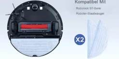 Roborock Original VibraRise Mopp 2 Pcs Für Staubsauger Roboter Roborock S7, S7 Pro Ultra, S7 MaxV, S7+ (blaugrau) -Staubsauger Förderung e68d29c247309a2b20b206e17bc0d5c0