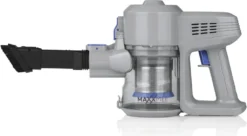 MAXXMEE Akku-Zyklon-Staubsauger - Bis Zu 35 Minuten Dauerbetrieb - Hellgrau/blau Akku Zyklon Staubsauger Kabellos Handsauger Bodensauger Beutellos Sauger -Staubsauger Förderung ea1c5ffb7b97d764e2baaa072f75041c