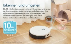 Yeedi Vac 2 Pro Staubsauger Saugroboter Wischfunktion 3000Pa 5200mAh 240min Kehrroboter -Staubsauger Förderung ea3fc490f7bb38044eb1c6a93c9f8cc8