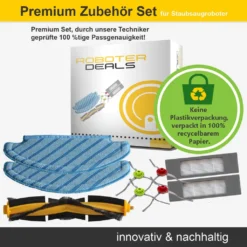 Zubehör Set Für Ecovacs Deebot OZMO T8 U. T8+ (2x Pad, 2x Filter, 4x Seitenbürsten, 1x Hauptbürste) -Staubsauger Förderung ebfb6dda917ae25038154407837f3f09