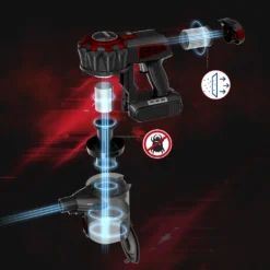 Monzana Akku Staubsauger 4 In 1 Kabelloser Handstaubsauger LED-Elektrobürste Beutellos Leise Starke Saugkraft Bis 40 Min, Farbe:Grau -Staubsauger Förderung f3ddd29677b1190b736dd7e6eb433c89