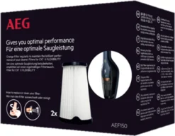 AEG 9001683755,AEF150 Filter 2 Stück Für CX7... Flexibility Akkuhandstaubsauger -Staubsauger Förderung f584cba429f242594f566177692fa26a