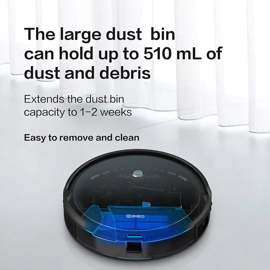 360 C50 Saugroboter Nass & Trocken Staubsauger 2600pa Smart Vacuum Robot Cleaner 9 360 C50 Saugroboter Nass & Trocken Staubsauger 2600pa Smart Vacuum Robot Cleaner – Bild 9