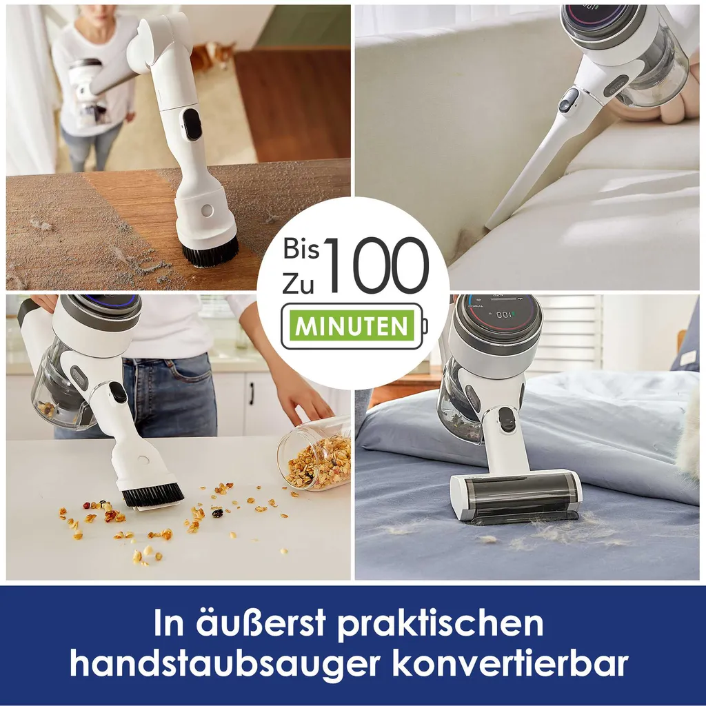 Tineco S12 Pro EX Akku-Staubsauger, Smarter Stabstaubsauger, Smarte Saugfunktion, Digitales Anzeigefenster Handstaubsauger 7 Tineco S12 Pro EX Akku-Staubsauger, Smarter Stabstaubsauger, Smarte Saugfunktion, Digitales Anzeigefenster Handstaubsauger – Bild 7