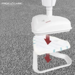 ProfiCare Dampfmop PC-DR 3093 Anthrazit-weiss / 1.500 Watt / Dampfreiniger Für Alle Bodenbeläge / 99 % Gegen Viren -Staubsauger Förderung f8057ac364dddac633410a1cad45a20e