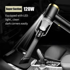 Auto Staubsauger, Rikimxin Handstaubsauger 9000Pa Starke Power Sauger Tragbarer Mini Autostaubsauger Kabellos Wiederaufladbar Staubsauger Mit LED-Licht 90° Rotation Vakuum ,Black -Staubsauger Förderung fb04360dc12c200d9533cce029f6ffcd