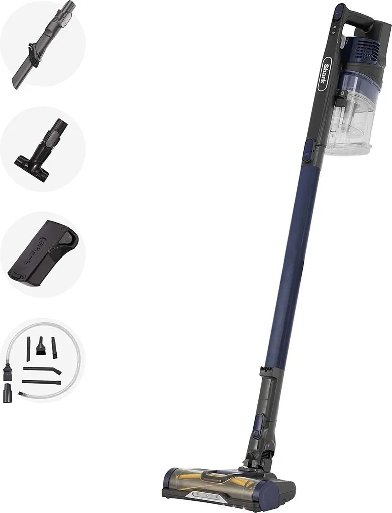 Shark Akku-Staubsauger (IZ103EUGB) Anti Hair Wrap, Blau, 40 Minuten Laufzeit 2 Shark Akku-Staubsauger (IZ103EUGB) Anti Hair Wrap, Blau, 40 Minuten Laufzeit – Bild 2